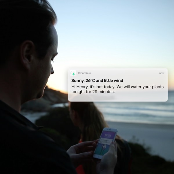 CloudRain Notification Example